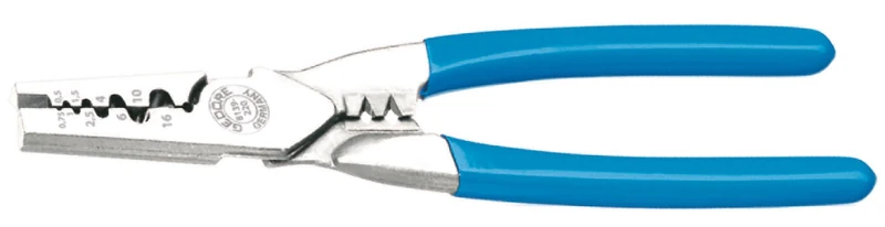 GEDORE Wire end Ferrule Pliers with Special Prism 220 mm, dip-Insulated, 1 piece, 8139-220 TC