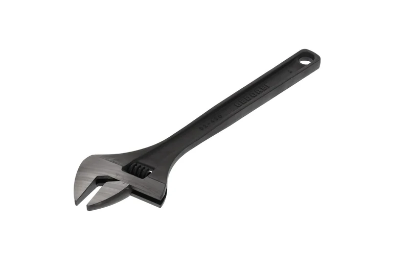 GEDORE Single Open-Ended Adjustable Spanner, AF 53 mm (2 1/16"), Swedish Pattern, Phosphated, Industrial Version, 62 P 18