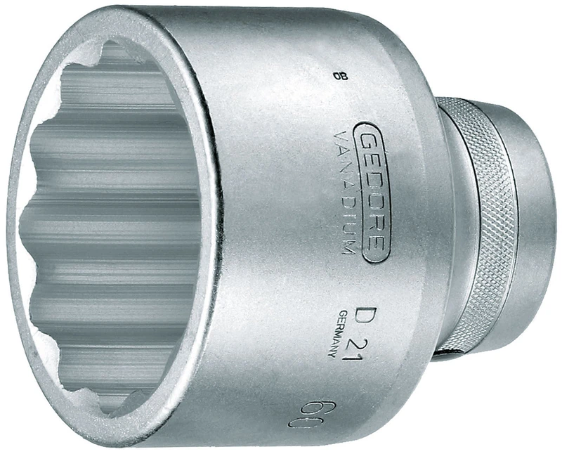 Gedore D2160 1 60 x 85 mm 12 Hex Screws Socket - Silver