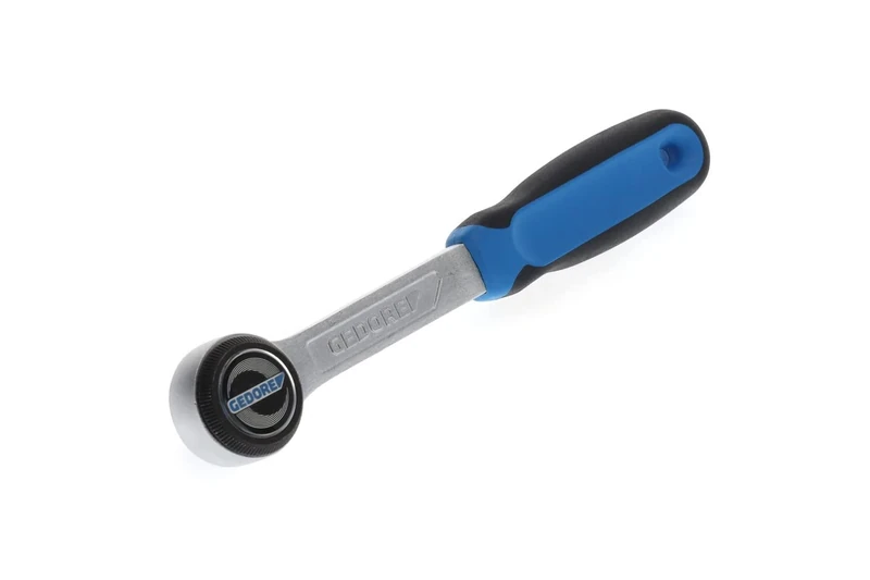 GEDORE Reversible ratchet, for 3/8", 10 mm drive, 5° reverse angle, 200 mm length, 2C grip, 3093 U-3