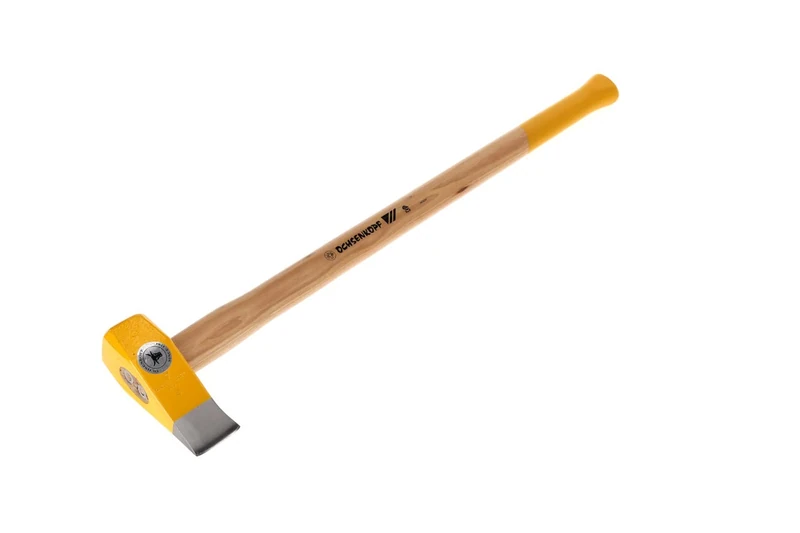Ochsenkopf Professional splitting hammer, extra large striking surface, durable hickory handle