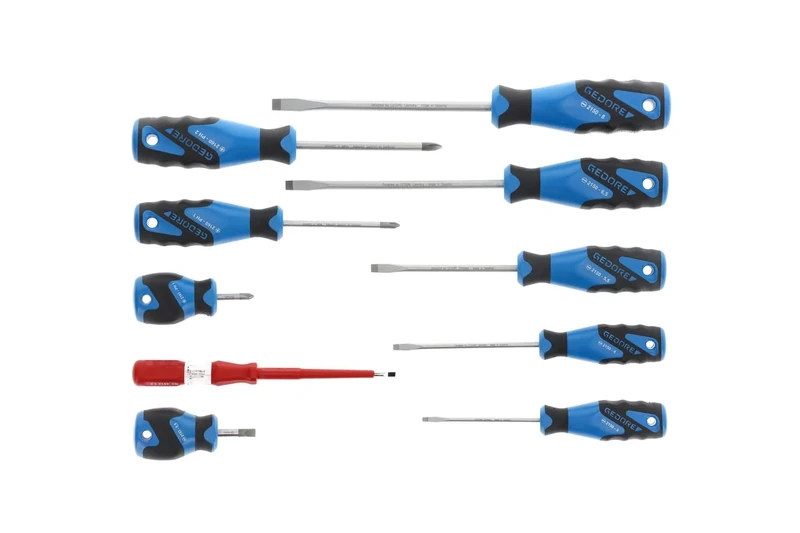 GEDORE 2150-2160 PH-010-3K Screwdriver Set 10-Piece is PH 3-8 1-2