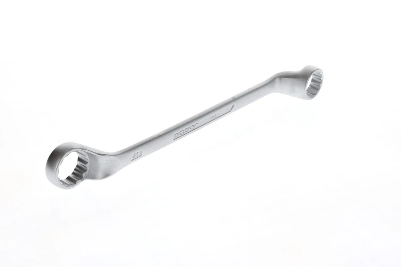 GEDORE Double-ended ring spanner, AF 36+41 mm, Offset, 5° angled, Slender, Bi-hex, UD profile, Spanner, 2 36X41