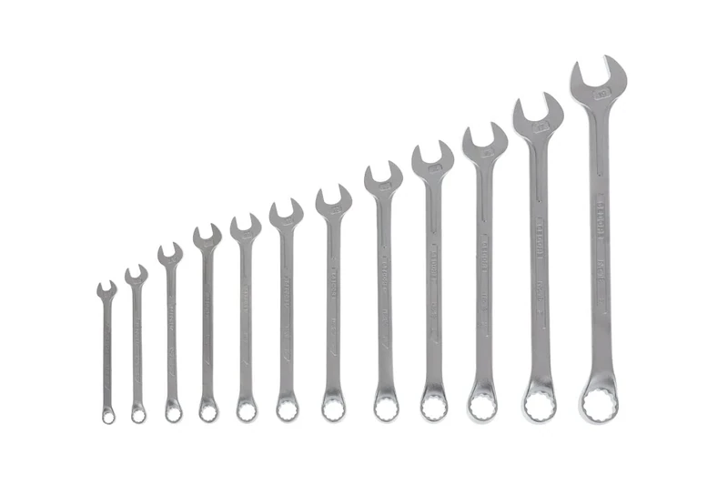 GEDORE 12-pc. Combination spanner set, AF 6-19 mm, Offset, Bi-hex, UD profile, Spanner set, 1 B-0112
