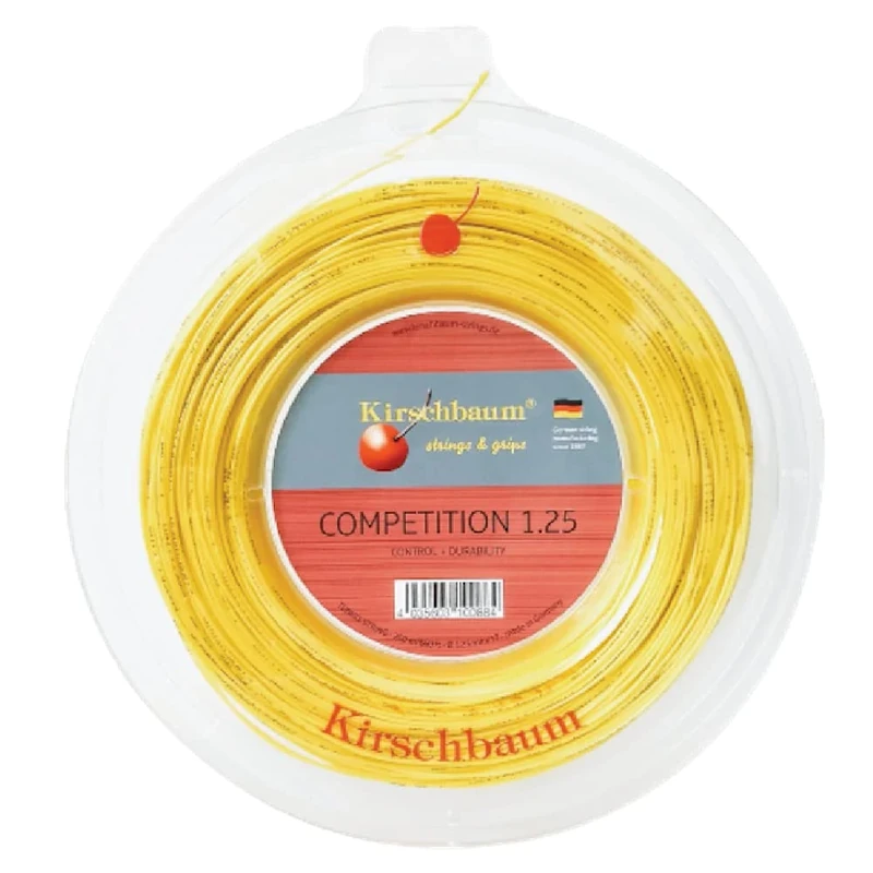 Kirschbaum Competition String Reel - Yellow, 1.25 mm/200 m