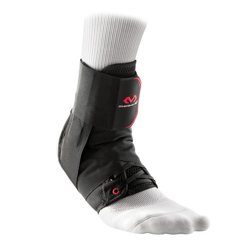 McDavid - Ankle Support Brace Unisex Adult - Lace Up Ankle Support - Prevents or recovers ankle injuries - Compression Sleeve - Adjustable Wrap (195R)