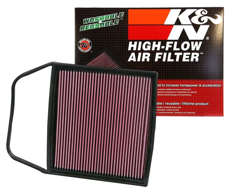 K&N 33-2367 Replacement Air Filter,Heather Red