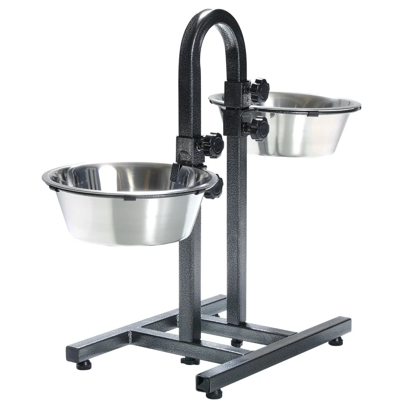 Trixie 2497 Dog Bowl Stand With Separate Height Adjustment 2 x 2.8 L / ø 24 cm