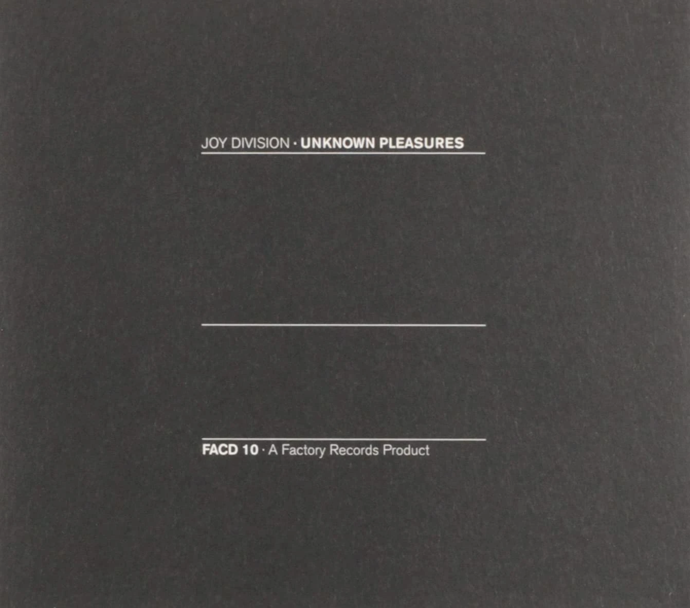 Unknown Pleasures [Re-Mastered Re-Issues]