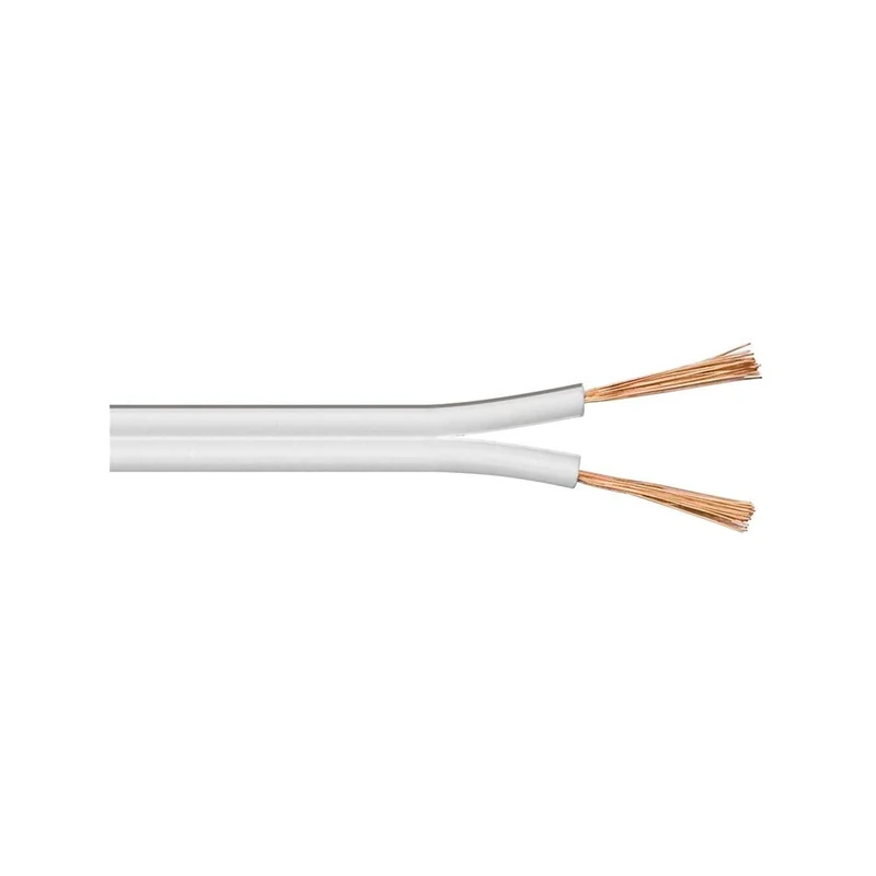 Goobay 27525 Speaker Cable, White, CCA, 100 m Cable Length