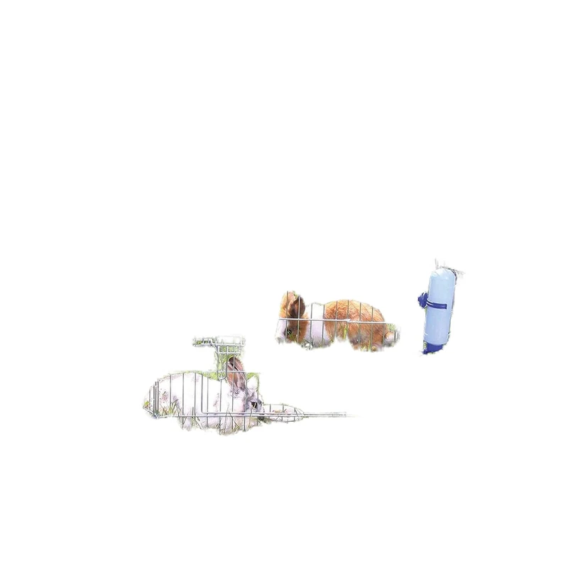 Trixie Natura Outdoor Run Galvanized, 63 x 60 cm