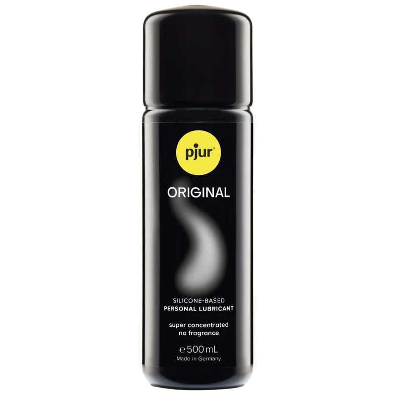 pjur Original - Long-Lasting, Extra-Smooth Silicone-Based Lubricant and Massage Oil for Enhanced Pleasure - Latex Condom Compatible - Zero Odors, Flavors, or Preservatives (500ml)