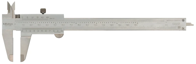 Mitutoyo MIT530-312 High Accuracy Vernier Caliper, 0mm-150mm/0"-6" Range