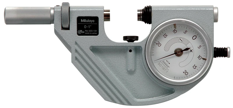 Mitutoyo 523-131 Dial Snap Gauge, 0"-1" Range