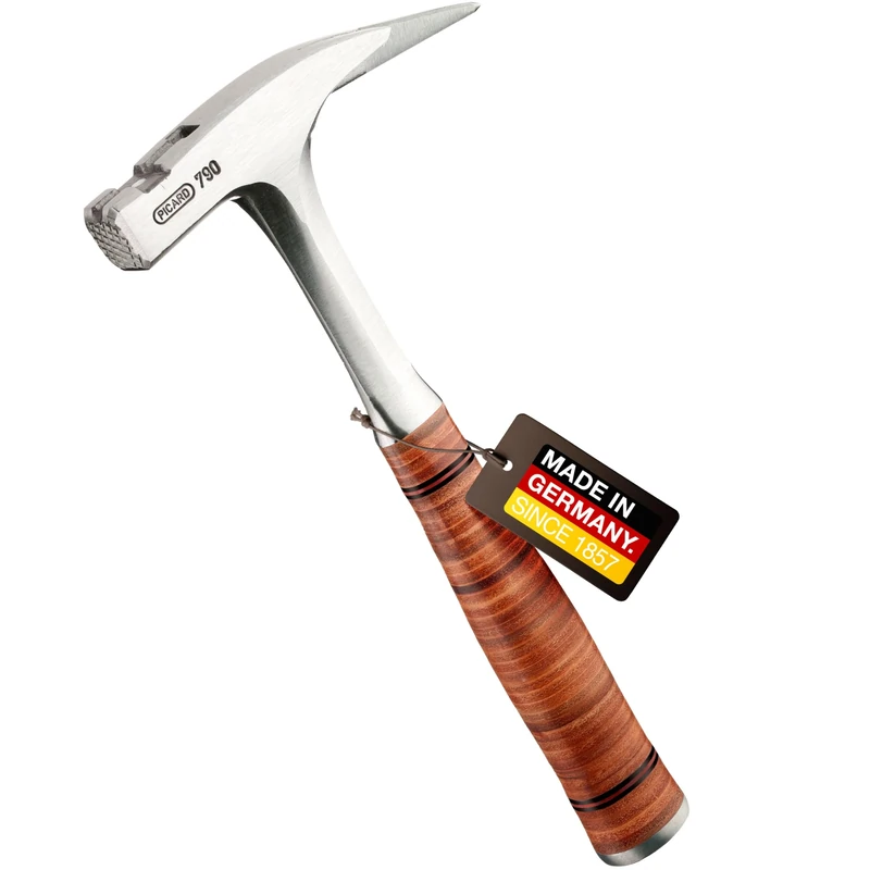 Picard 0079010 700 g Checked Carpenters Roofing Hammer - Silver/Brown