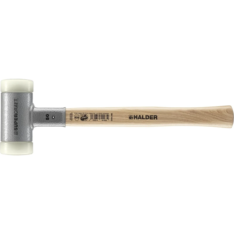 Halder 3366050 50 mm EH 3366"Supercraft" Soft-Face Mallet - Multi-Colour