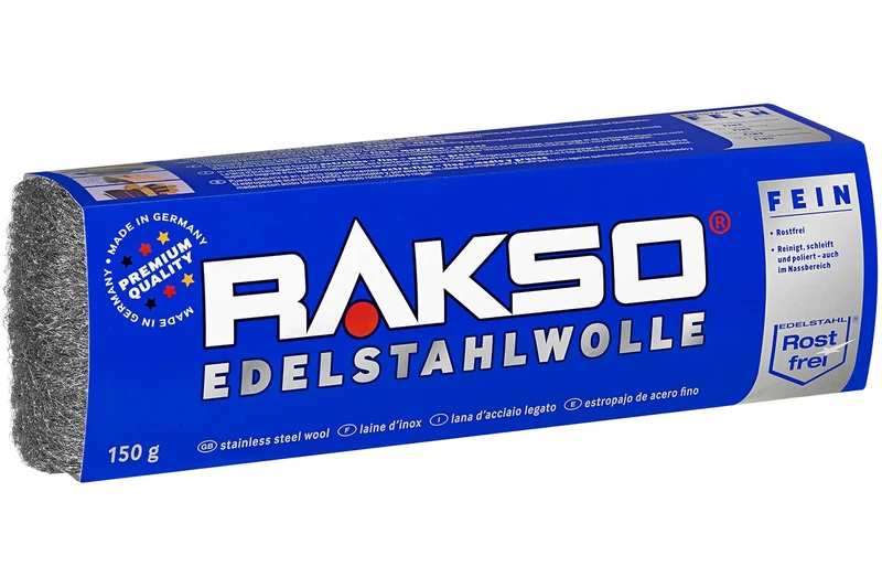 Stainless Steel Wire Wool 150 G-Fine 1 F.NASS u.Außenbereich