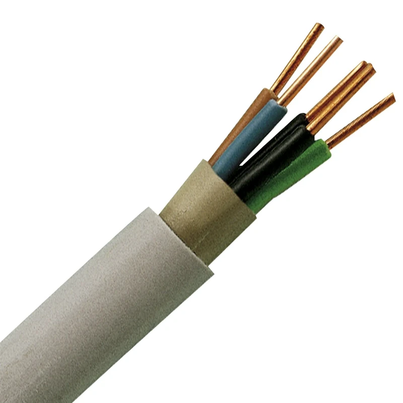 Kopp NYM-J Sheathed Cable 5 x 1.5 mm² Grey, 153025000