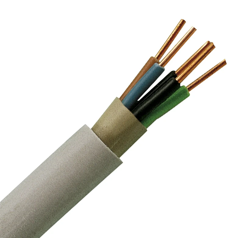Kopp NYM-J 153225006 Sheathed Cable 5 x 2.5 mm² 25 m Grey