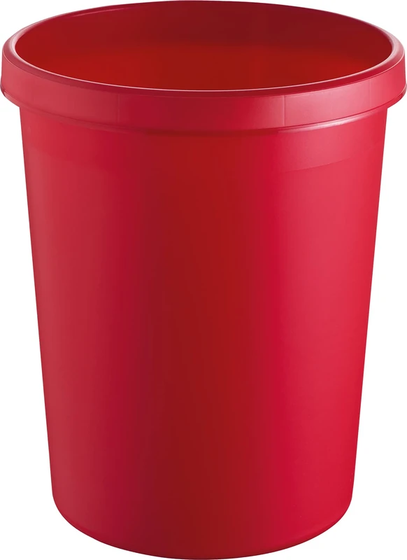 Helit Large Waste Paper bin, 45 l, red, H6106225
