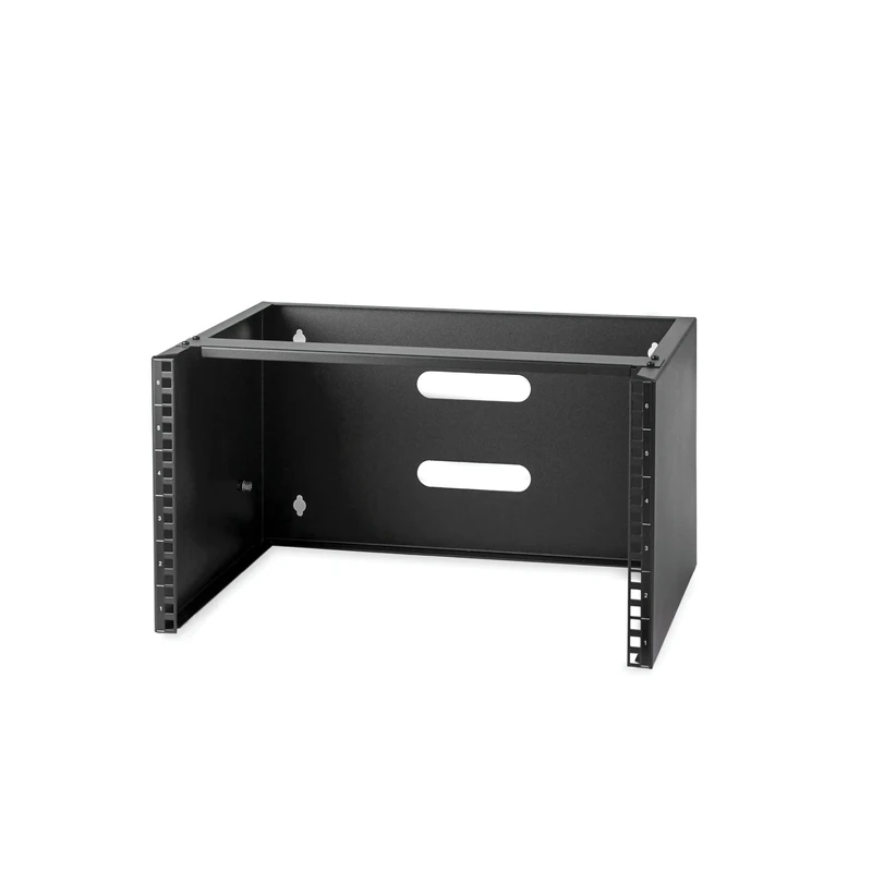 StarTech.com 6U Wall Mount Network Rack - 14 Inch Deep (Low Profile) - 19" Patch Panel Bracket for Shallow Server and IT Equipment, Network Switches - 44lbs/20kg Weight Capacity, Black (WALLMOUNT6)