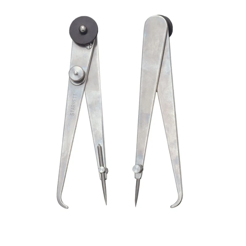 Starrett 42-6 Hermaphrodite Joint Calliper, Steel, Flat Leg, 0-6" Range