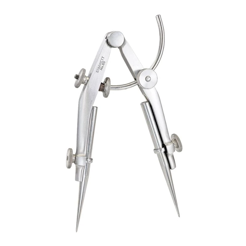 Starrett 85A Carpenters And Sheet Metal Workers Extension Divider With Calliper Leg, 7" Size