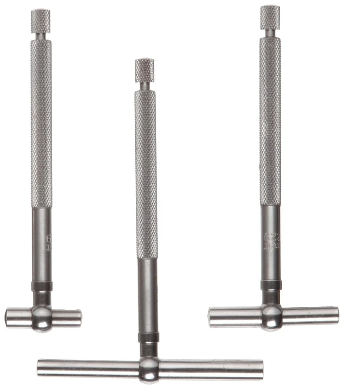 Starrett S229FZ Telescoping Gauge With 1 Telescoping Arm Set, 1/2" - 2-1/8" Range, 2-3/8" Handle Length