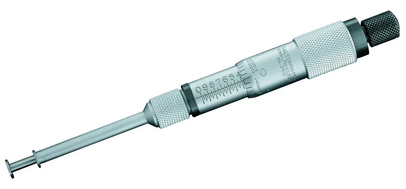 Starrett 260MZ Groove Micrometer, 1.27-26.27 mm Range, 0.01 mm Graduation