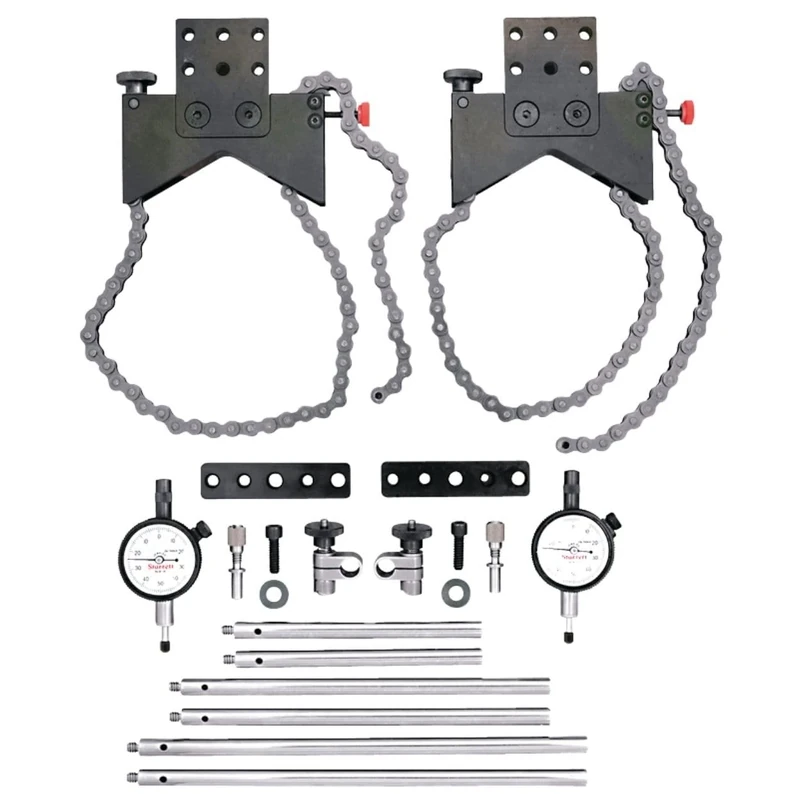 Starrett S668DZ Shaft Alignment Clamp Set With Fitted Case