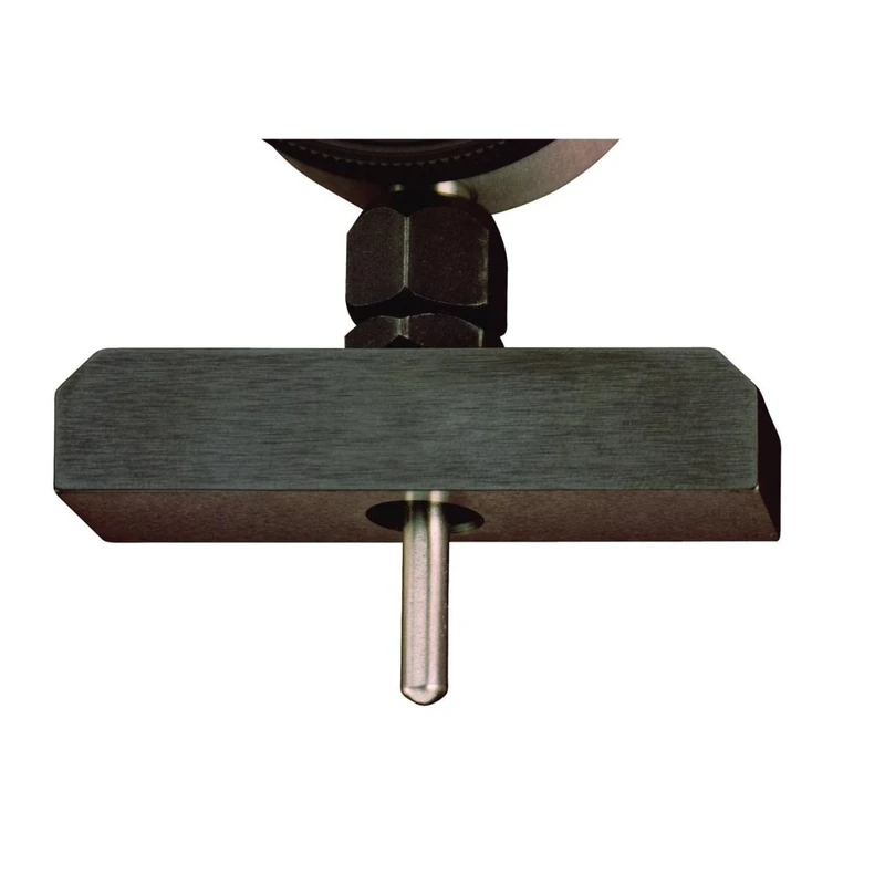 Starrett 648-4 648 Series Depth Gauge Base with Stem Collet, Indicator Type, 4" Base