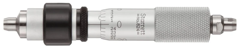 Starrett 824F Fixed Range Vernier Inside Micrometre, 8-9" Range, 0.001" Graduation, +/-0.0001" Accuracy