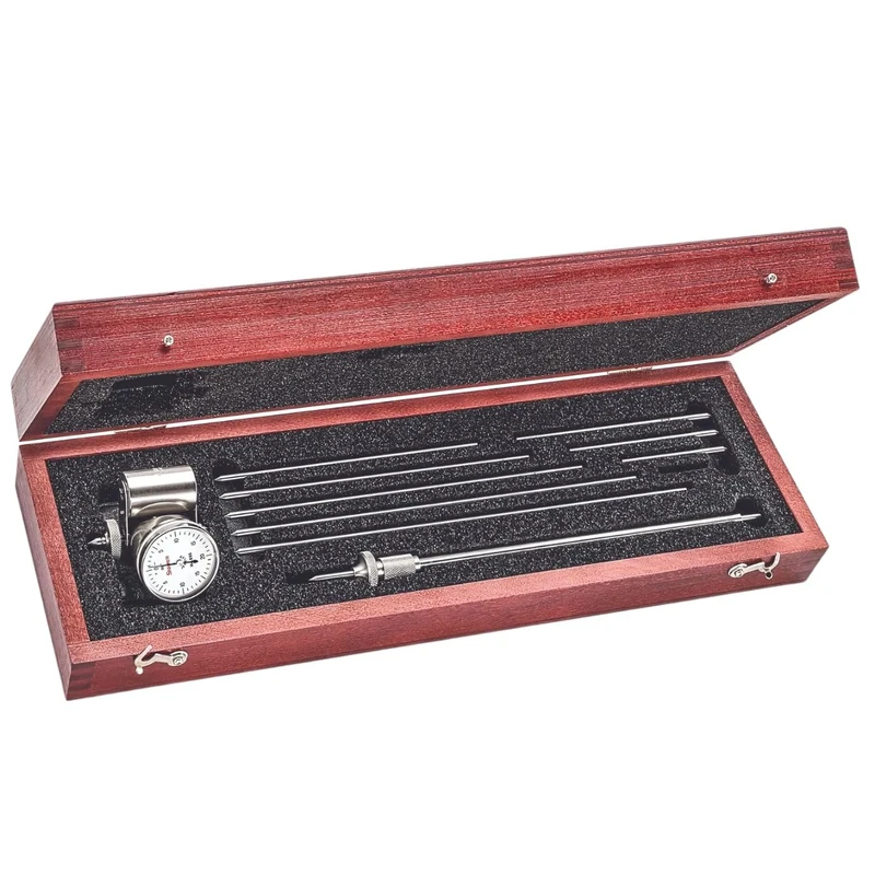 Starrett 696Z Crankshaft Distortion Dial/Strain Gauge, 0.001" Graduation, 2-3/8" - 18" Range, 0-20-0 Dial Reading, 0.040" One Revolution