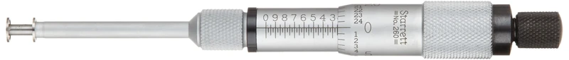 Starrett 260Z Groove Micrometer, 0.050-1.050" Range, 0.001" Graduation
