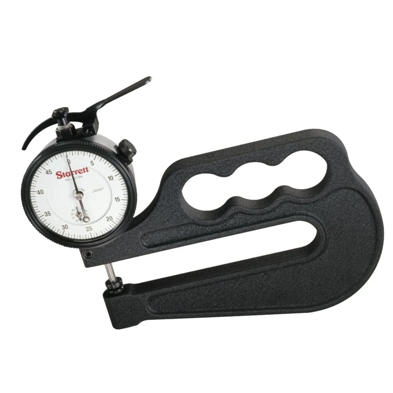 Starrett 1015A-4 Inch Reading Portable Dial Indicator 31J Thickness Gauge Without Case, 0.0005" Graduation, 1/2" Range, 0-50 Dial Reading
