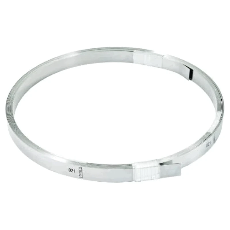 Starrett 666-21 Steel Thickness Feeler Gage Coil, 0.021" Thickness, 1/2" Width, 20" Length