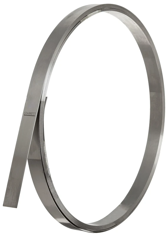 Starrett 666M-45 Thickness Feeler Gage Coil, 0.45mm Thickness, 12.7mm Width, 6.1m Length
