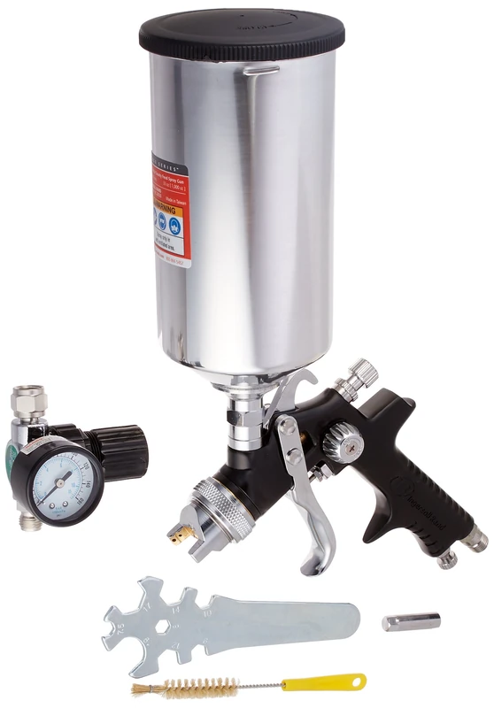 Ingersoll Rand 270G Edge Series HVLP Gravity Feed Spray Gun, Black - Image 1