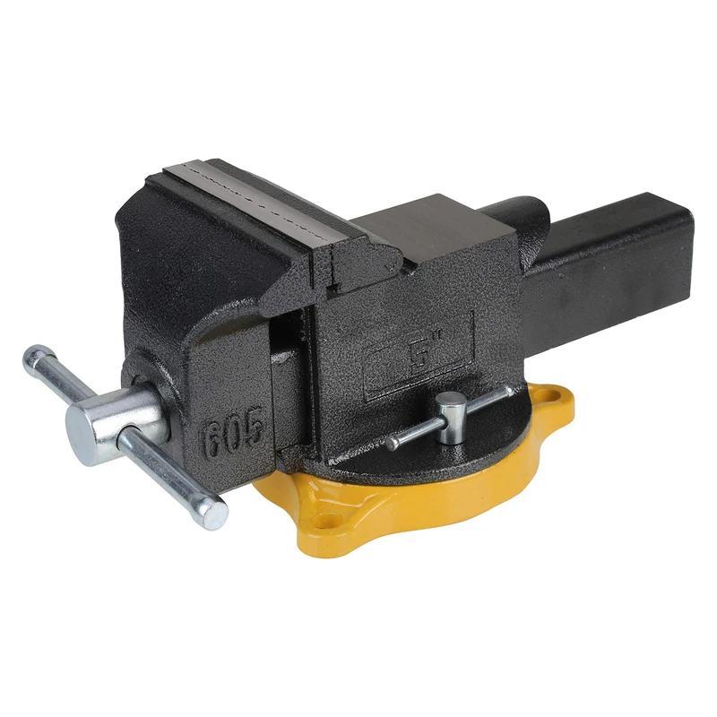 Olympia Tools Bench Vise 38-605, 5 Inches, Gray