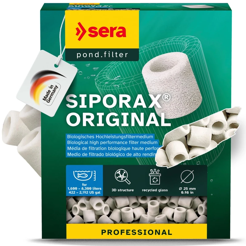 sera Siporax Pond, 25 mm, 50 Litre