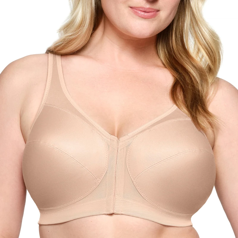 Glamorise MagicLift Front-Closure Posture Back Wirefree Bra 1265 (Women's & Women's Plus) - Image 1