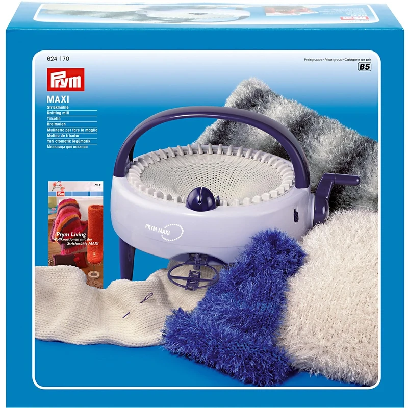 Prym - Maxi Plastic Blue (Large) Knitting Mill - 1 Piece