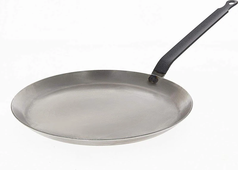 De Buyer 5120.30 Carbone Plus Heavy Quality Steel Pancake Pan, 30 cm Diameter - Image 1