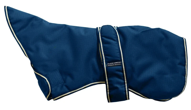 Outhwaite Padded Navy Bluehound Dog Coat, 30-Inch, Navy Blue