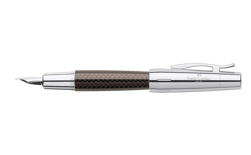 E MOTION FOUNTAIN PEN RESIN II BROWN F - Image 1