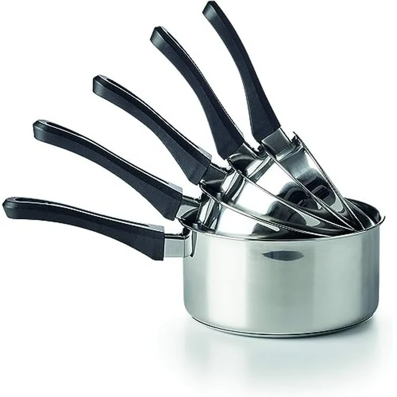Beka Polo Stainless Steel 5-piece Saucepan Set (12 - 14 - 16 - 18 - 20 cm)
