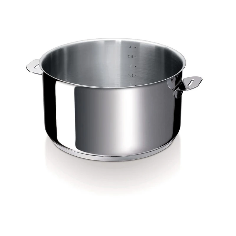 Beka Evolution 20cm Stainless Steel Saucepan Body - 18/10 Steel - Image 1