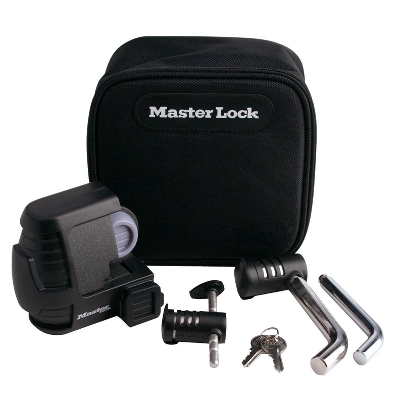 Master Lock Trailer Lock, Trailer Coupler & Receiver Lock Combo Pack, 3794DAT