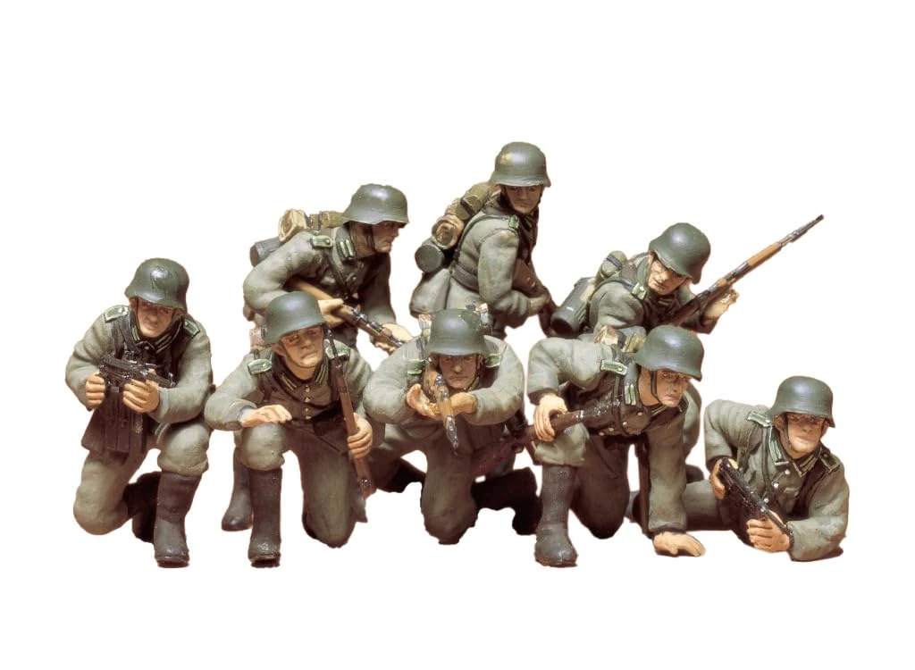 Tamiya German Panzer Grenadiers 1:35 Military Plastic Model Figures Assembly Kit