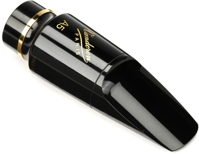 Vandoren SM811M V16 A5 Alto Saxophone Mouthpiece (Black Ebonite, Medium Chamber )